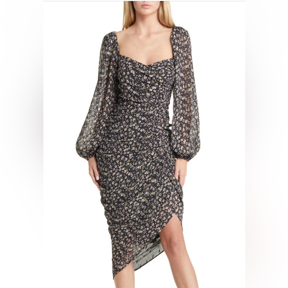 Fun dress with flower pattern